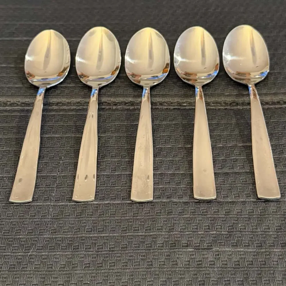 MIS50 (Stainless) by Mikasa Teaspoon Set of 5 18/0 Stainless Steel Flatware
